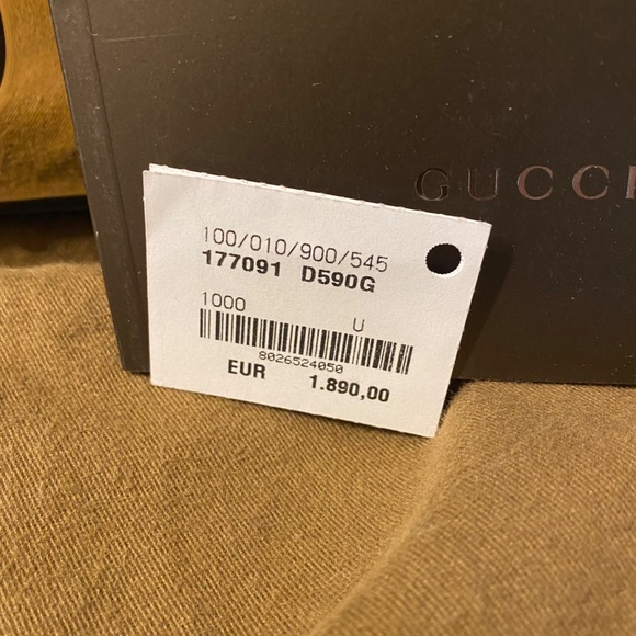 GUCCI LARGE BLACK LEATHER RACE TOTE new condition - Picture 2 of 12